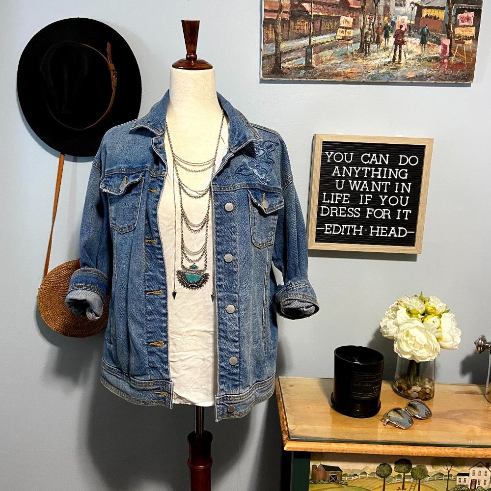 Embroidered Jean Jacket